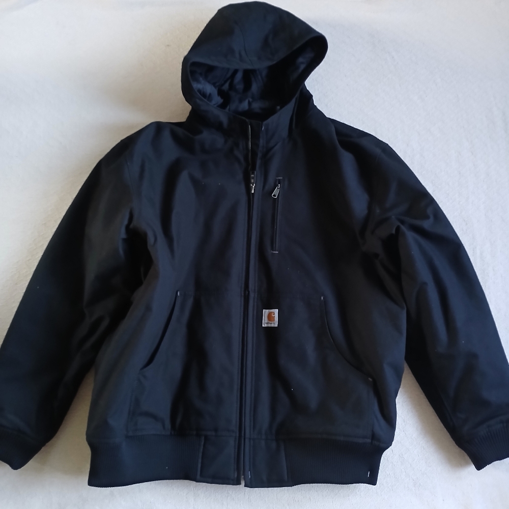 carhartt quick duck woodward active jacket black workwear gorpcore streetwear 2x